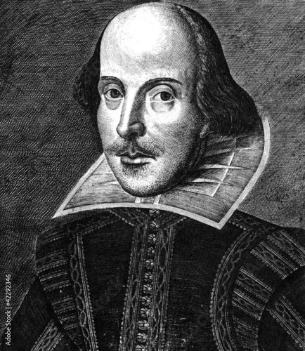 Fotografie, Obraz William Shakespeare Engraving