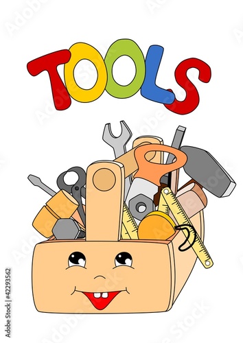 tools in a toolbox