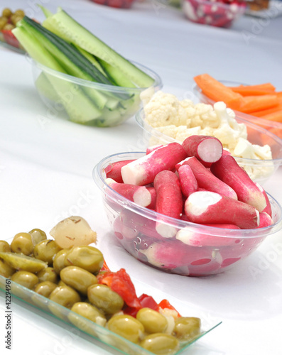 Apéritif crudités photo