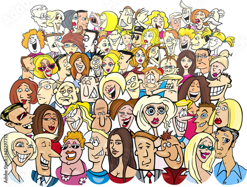 people in the crowd