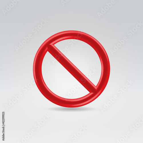 Prohibition sign