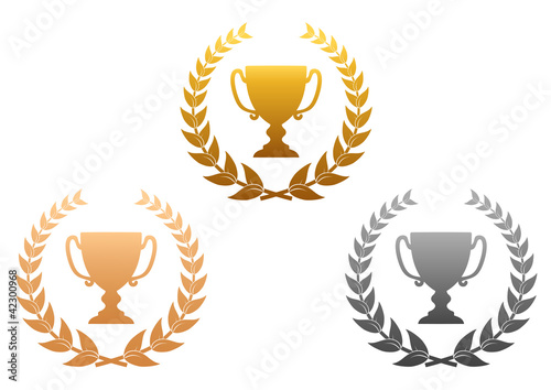 Golden  silver and bronze awards