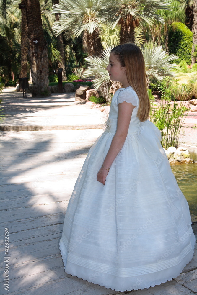 ALBA CON SU VESTIDO DE PRINCESA Stock Photo | Adobe Stock