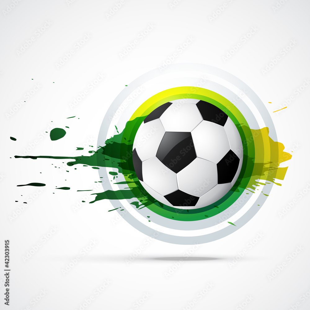 Naklejka premium vector football