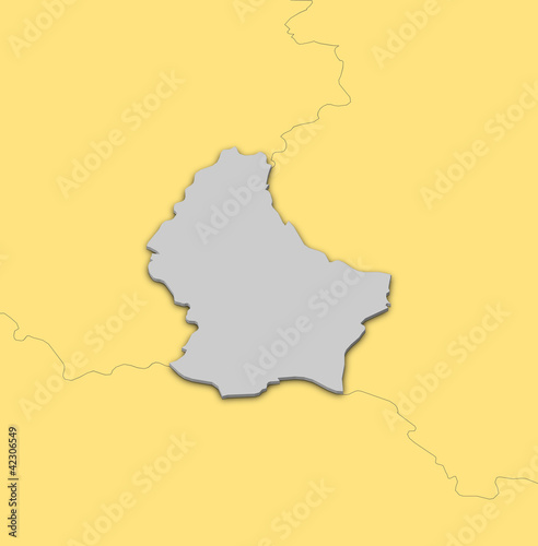 Map of Luxembourg