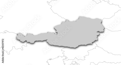 Map of Austria