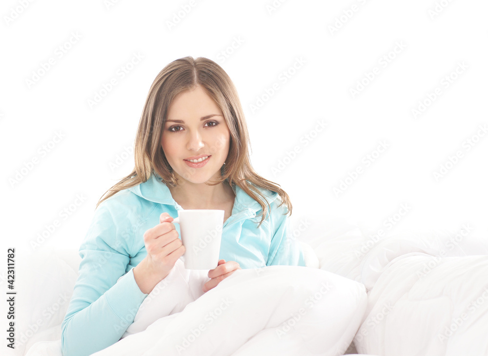 A young and happy brunette Caucasian woman relaxing A young and happy brunette Caucasian woman relaxing