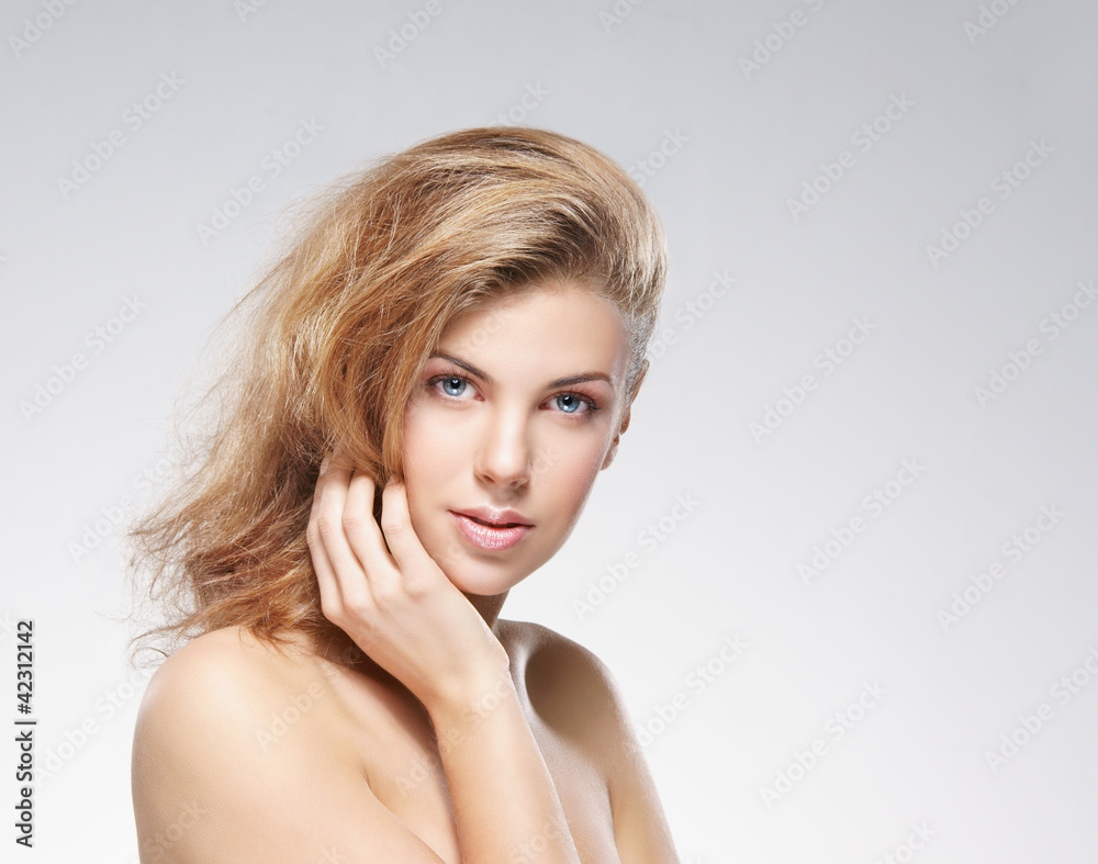 Portrait of a young and attractive Caucasian woman Portrait of a young and attractive Caucasian woman