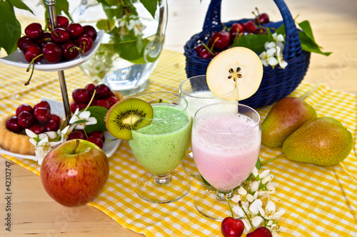 Frische Milchshakes photo