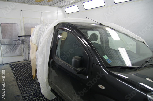 cabine de peinture automobile