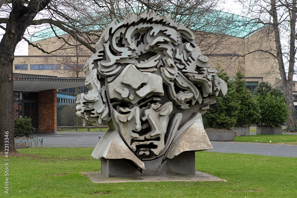Beethon - a bust of Ludwig van Beethoven in Bonn, Germany