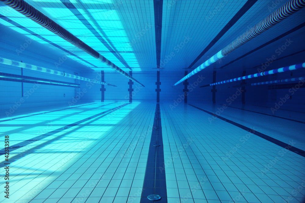 Shots underwater in a swimming pool Shots underwater in a swimming pool