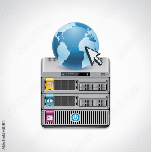 Vector server icon