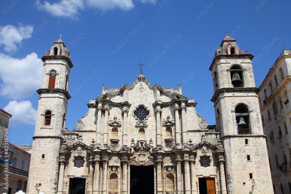 Havana cathedral, Cuba