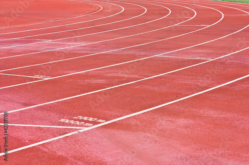 Curve of a Running Track