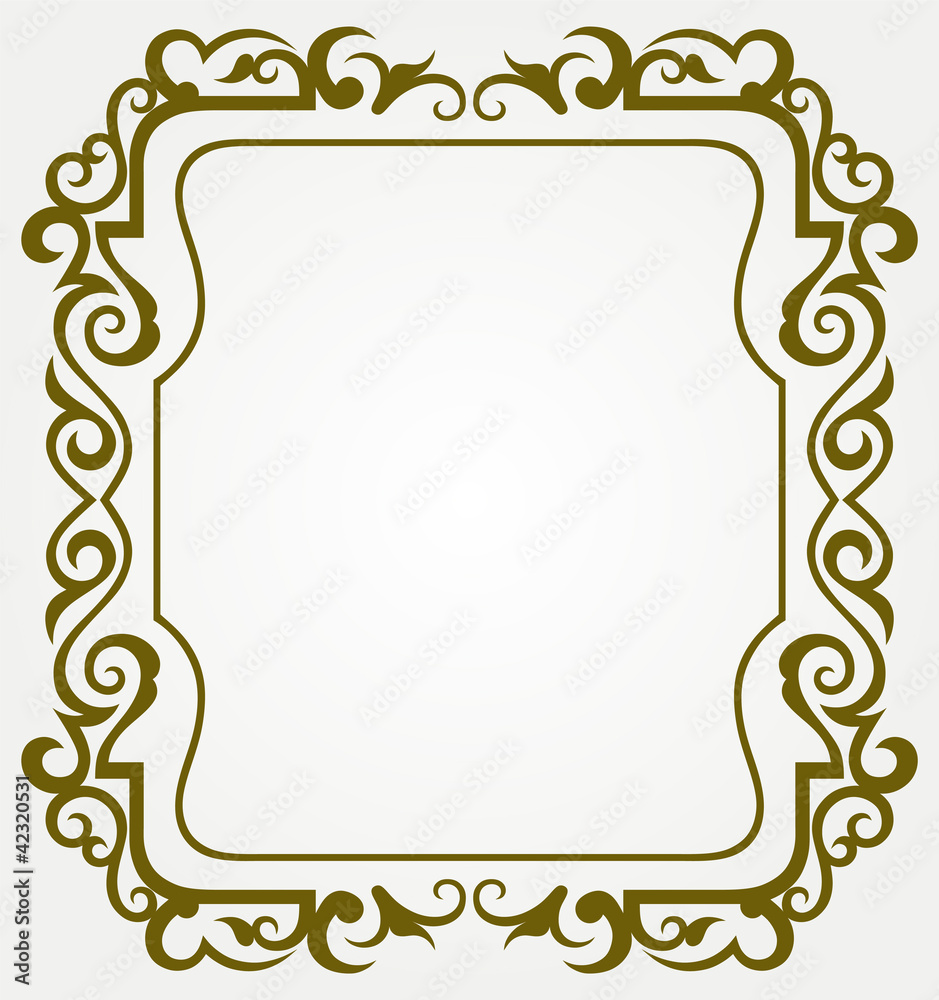 Calligraphic design element and page decoration Calligraphic design element and page decoration