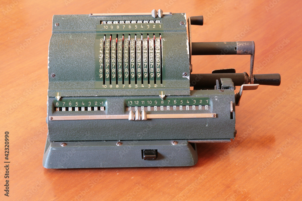 Ancient manual calculator Ancient manual calculator