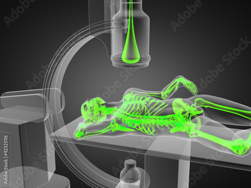 x-ray examination made in 3D