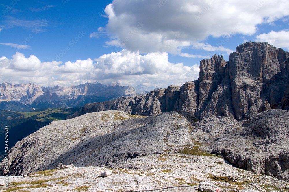 Fototapeta premium Gadertal - Dolomiten - Alpen