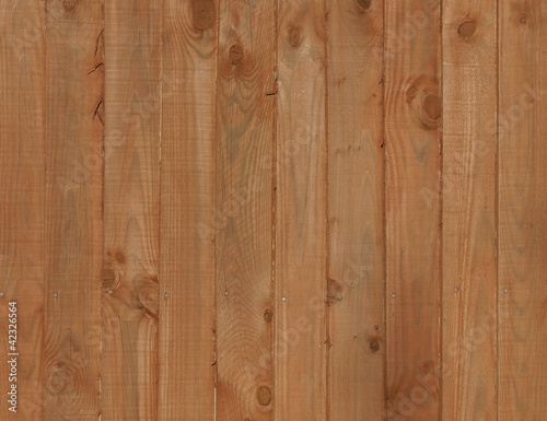 Wooden fence close up