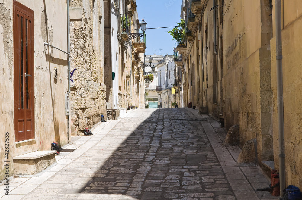 Alleyway. Martano. Puglia. Italy.