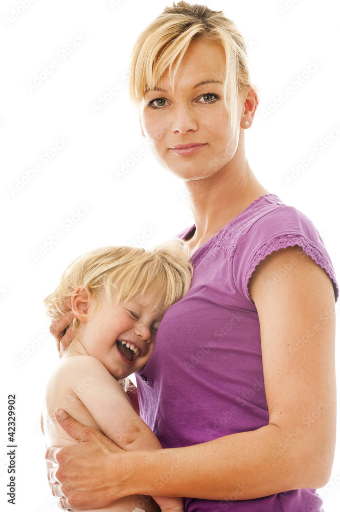 Mutter mit Kleinkind Mutter mit Kleinkind