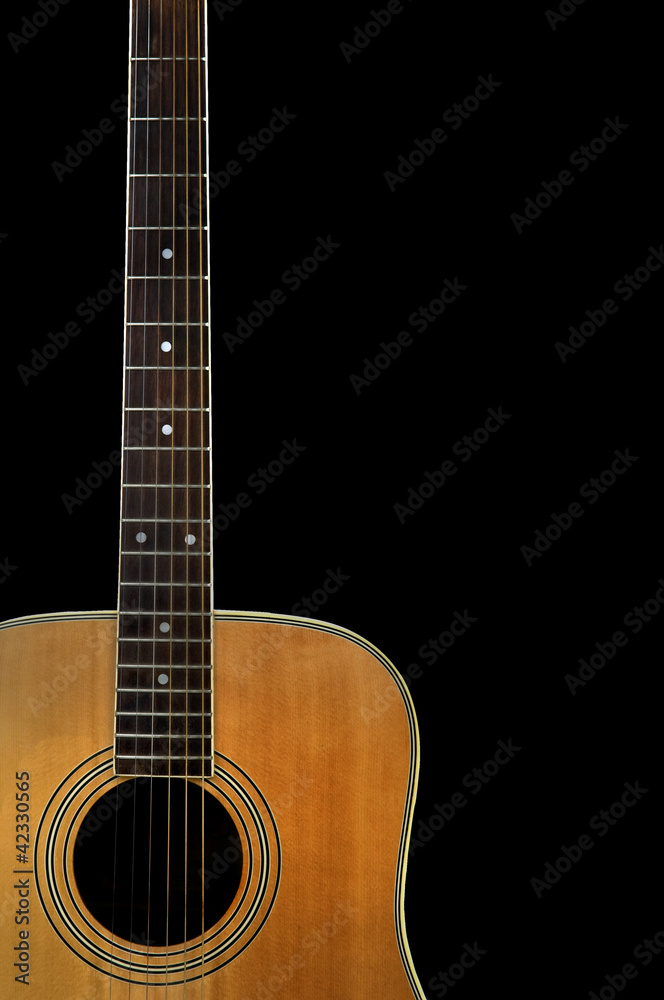 background with acoustic guitar