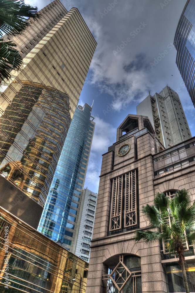 Obraz premium Modern Buildings in Hong Kong