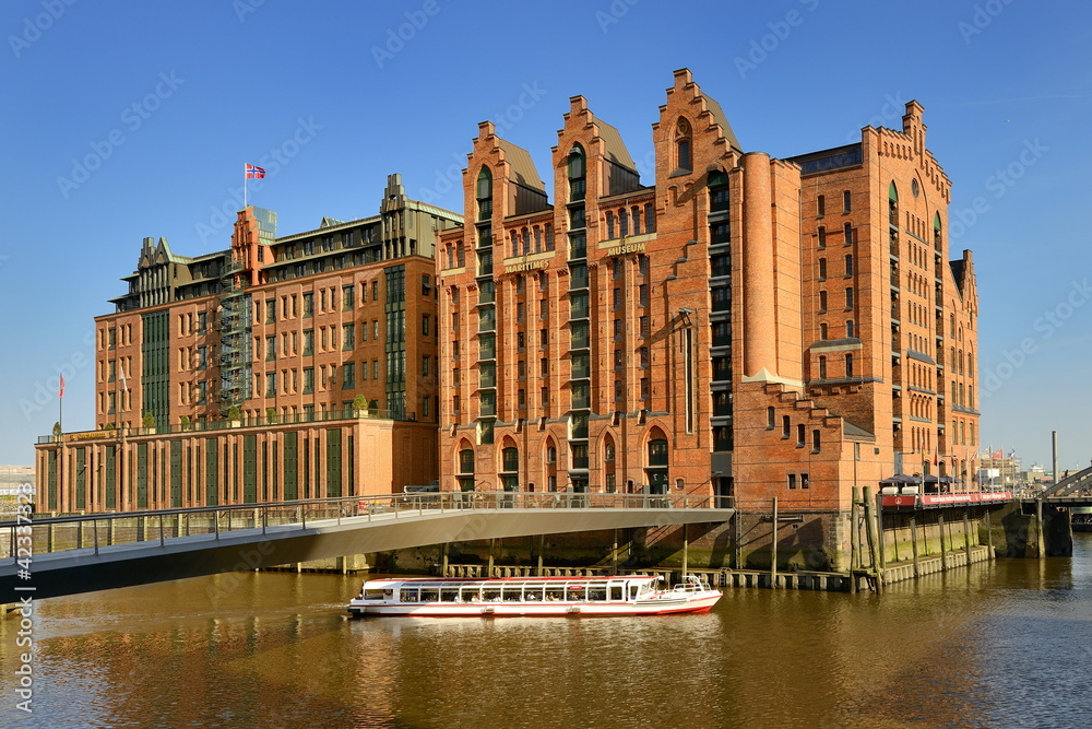 Das Maritime Museum in der Hamburger Speicherstadt