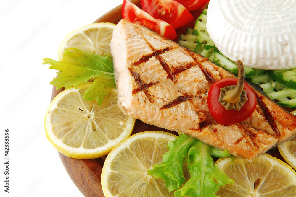 salmon, lemon and soft cheese salmon, lemon and soft cheese