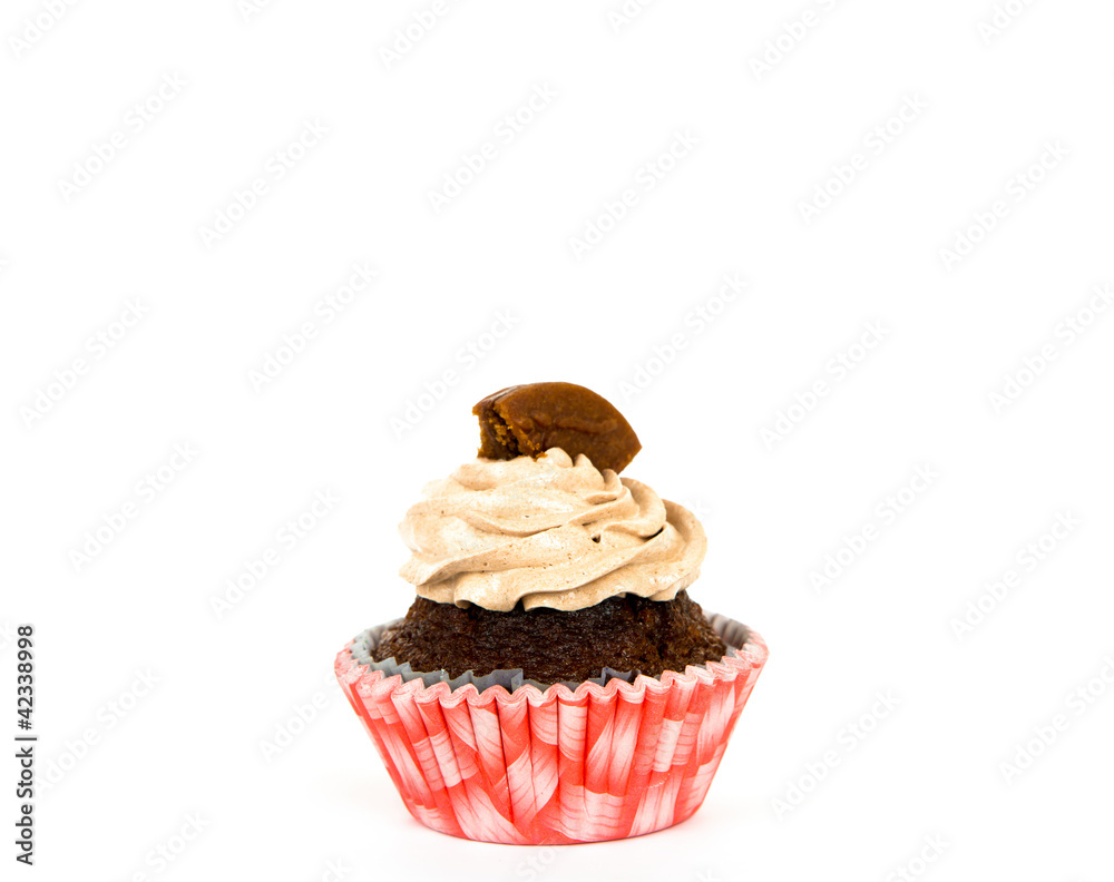 Cupcake isolated on white background Cupcake isolated on white background
