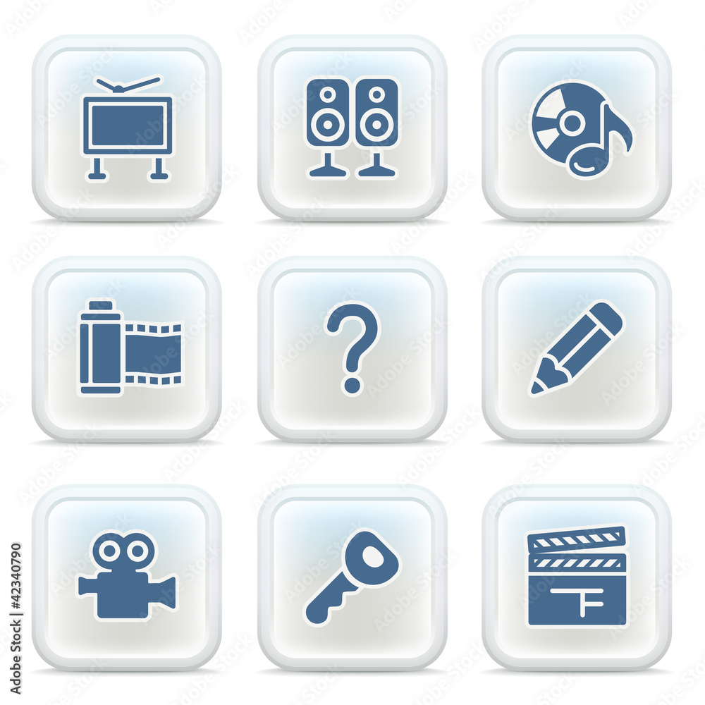 Internet icons on buttons 28