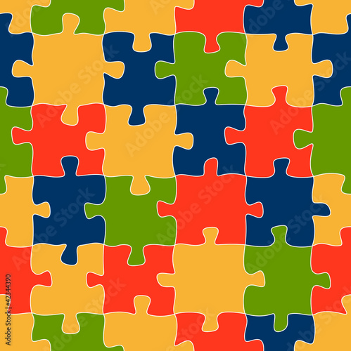 Puzzle Muster Hintergrund BUNT - endlos