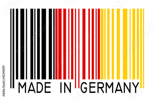 Strichcode - MADE IN GERMANY