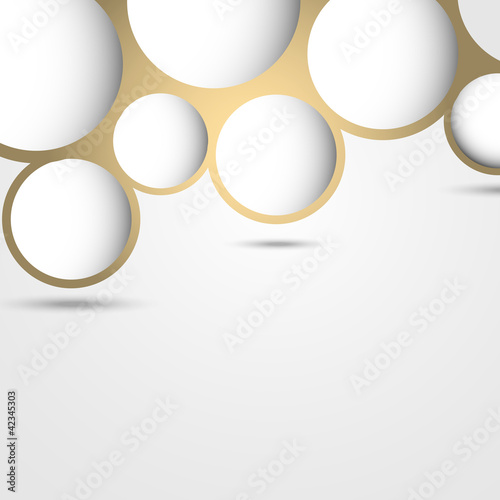 New design abstract bubble background