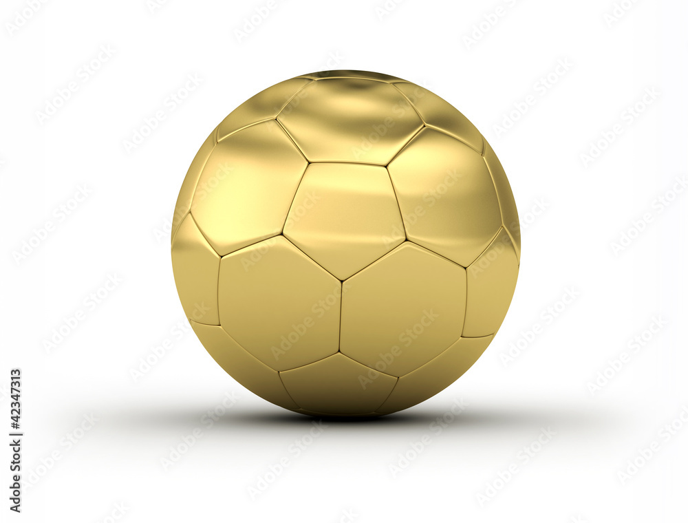 Fototapeta premium Golden Soccer Ball