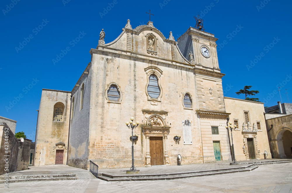 Mother Church of St. Giorgio. Melpignano. Puglia. Italy.