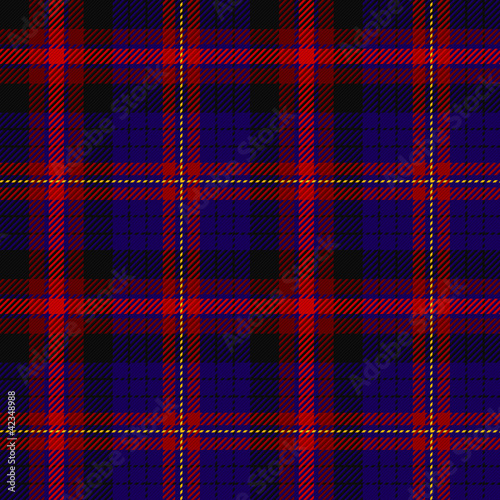 Tartan, plaid pattern. Seam...