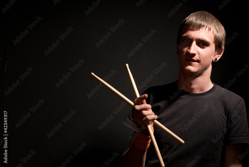 A drummer