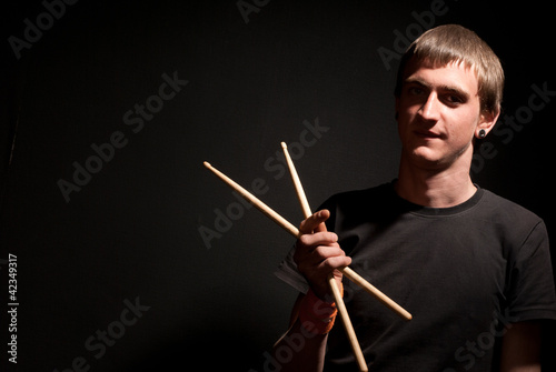 A drummer
