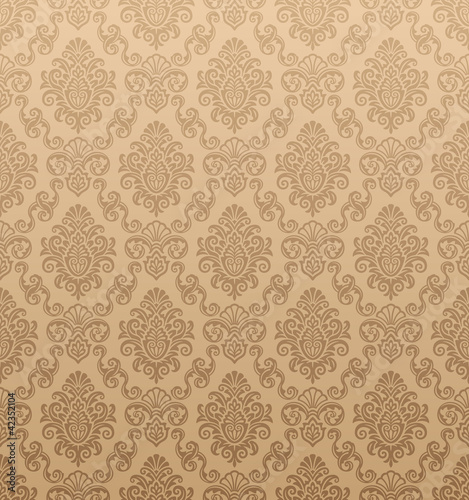 Seamless damask pattern © Gregor Buir