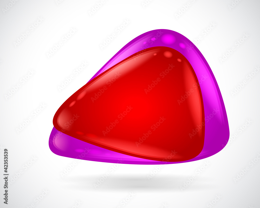 Abstract glossy speech bubbles Abstract glossy speech bubbles