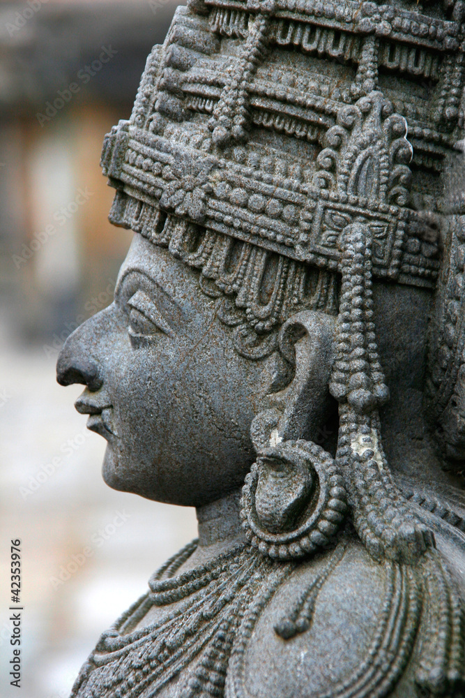 Statue des Garuda, Chennakesava-Temple, Belur, Indien