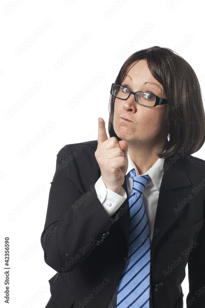 stressed business woman giving a lecture stressed business woman giving a lecture