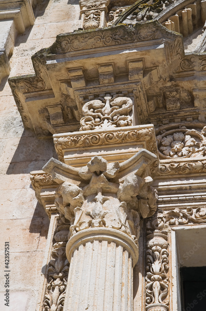 St. Nicola Mother Church. Corigliano d'Otranto. Puglia. Italy.