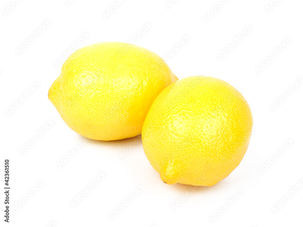 Lemon fruit isolated on white background Lemon fruit isolated on white background