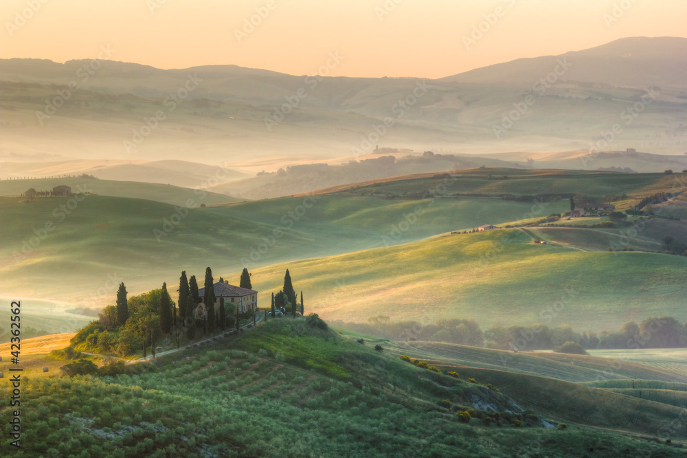 Toscana, paesaggio. Italia