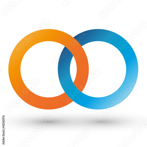 Logo - Zwei Ringe ineinander