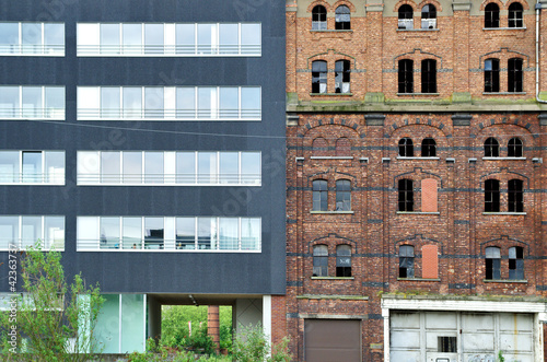 City renovation, old and new