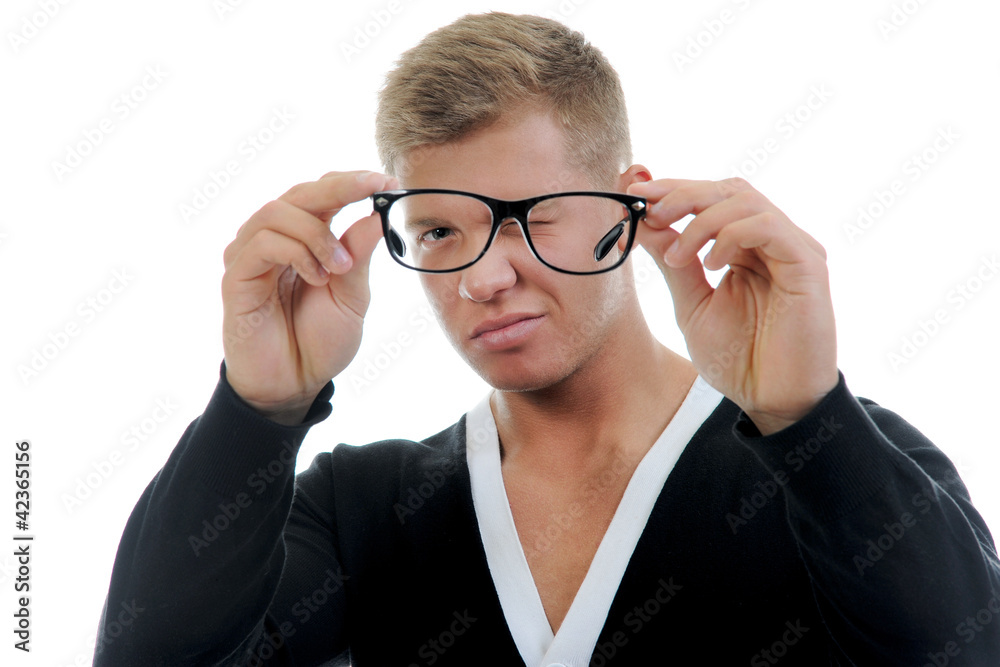 Portrait of a handsome young man Portrait of a handsome young man